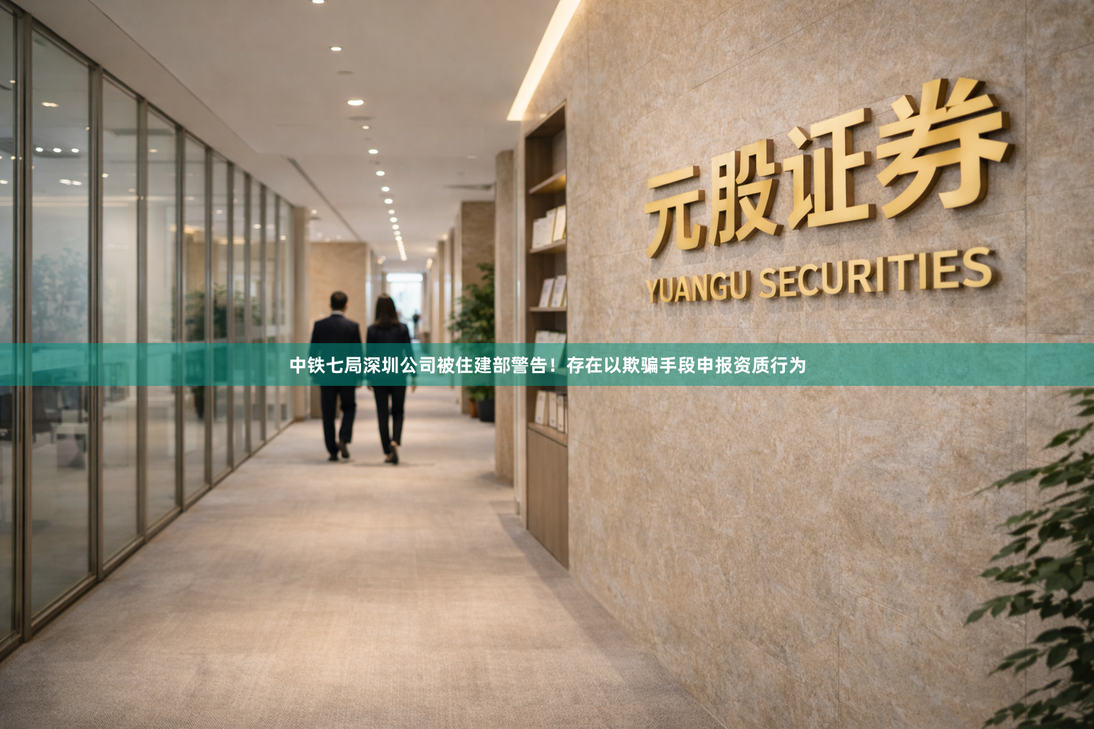 中铁七局深圳公司被住建部警告！存在以欺骗手段申报资质行为