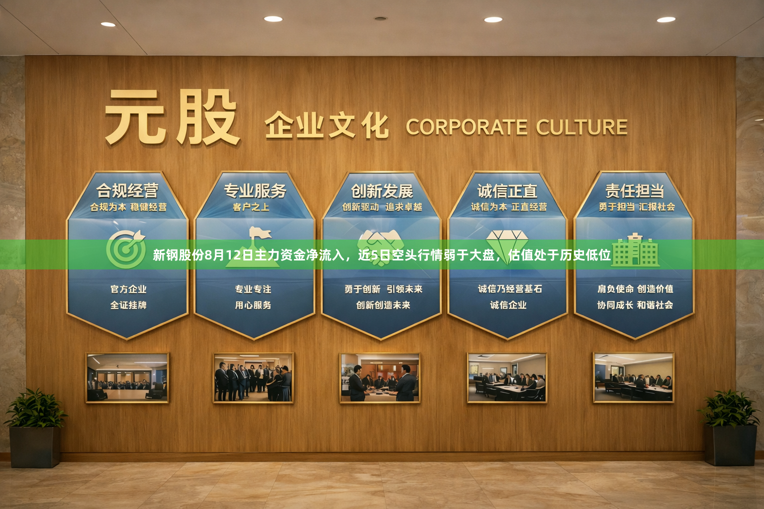 新钢股份8月12日主力资金净流入，近5日空头行情弱于大盘，估值处于历史低位
