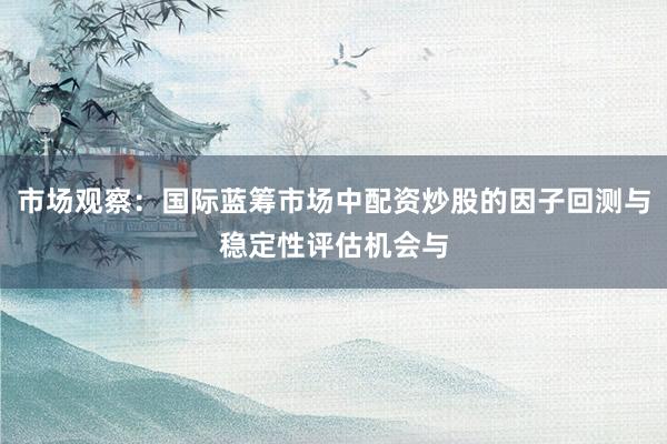 市场观察：国际蓝筹市场中配资炒股的因子回测与稳定性评估机会与