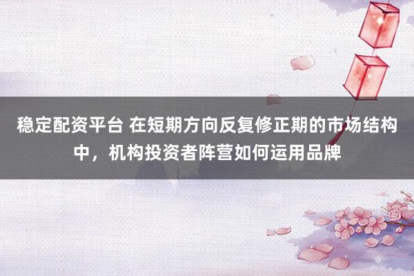 稳定配资平台 在短期方向反复修正期的市场结构中，机构投资者阵营如何运用品牌